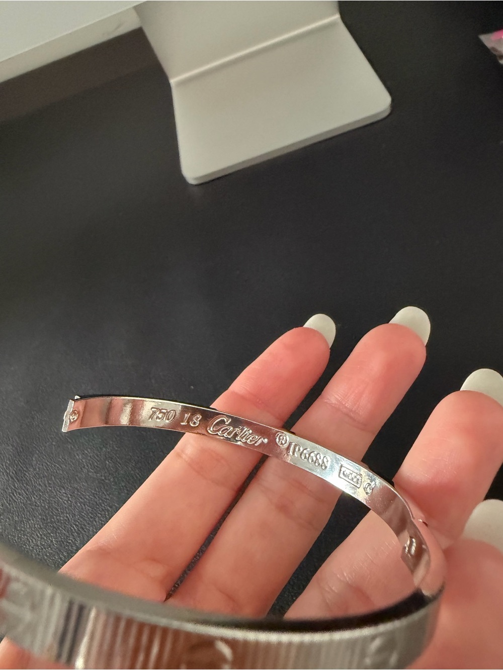 Cartier Silver Bangle - Picture 13 of 15